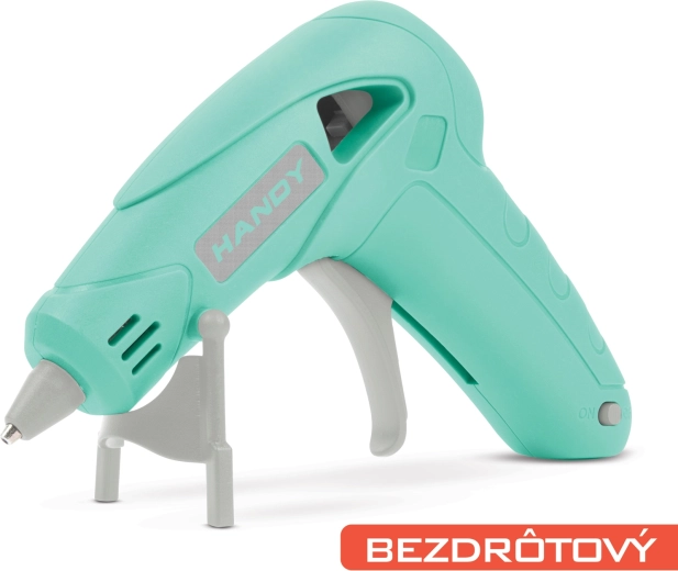 Akumulatorowy pistolet do klejenia na gorąco USB-C 10 W, różowy