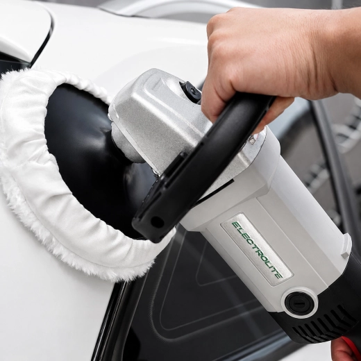 ELECTROLITE elektryczna polerka samochodowa 1800 W – premium zestaw detailingowy
