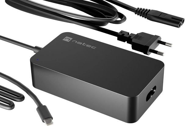 Ładowarka USB‑C NATEC Grayling GaN 65W do laptopów