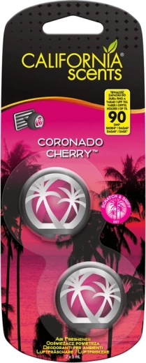 Dyfuzor zapachowy do auta CALIFORNIA SCENTS Coronado Cherry