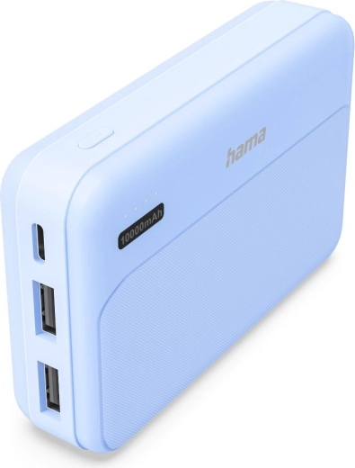 Powerbank Hama Power Pack Pocket 10 10 000 mAh niebieski