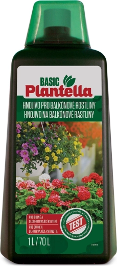 Płynny nawóz do balkonowych roślin kwitnących Plantella Basic 1 l