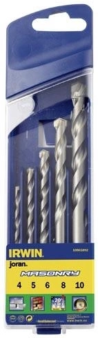Zestaw wierteł do muru IRWIN Masonry 4–10 mm, 5 sztuk