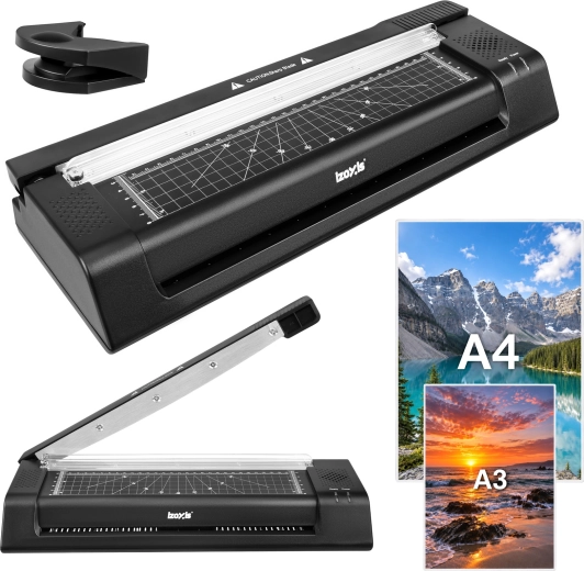 Laminator A3 z obcinarką Izoxis