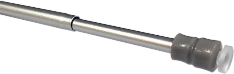 Teleskopowy drążek witrażowy rozporowy 25–40 cm, srebrny