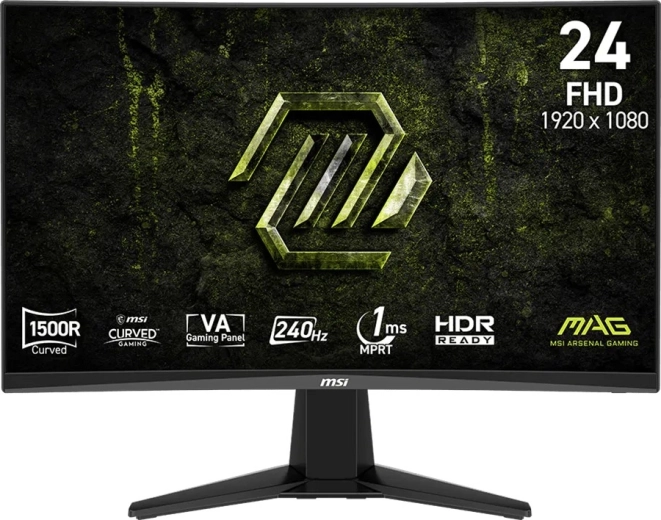 MSI MAG 245C X24 zakrzywiony monitor gamingowy 23,6" FHD 240 Hz