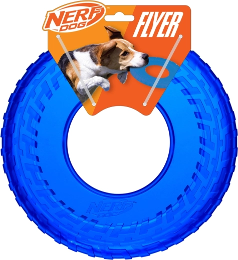 Nerf Dog latający pierścień z przezroczystej gumy 25 cm