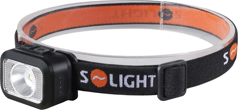 Solight ładowana czołówka LED 170 lm z ciepłym i zimnym światłem
