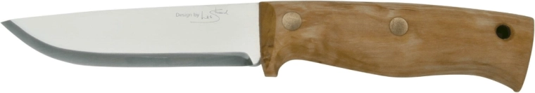 Helle Temagami 14C28N nóż bushcraft z drewnianą rękojeścią i skórzanym etui