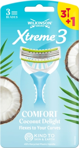 Damska maszynka do golenia Wilkinson Xtreme 3 Comfort Coconut Delight 4 szt.