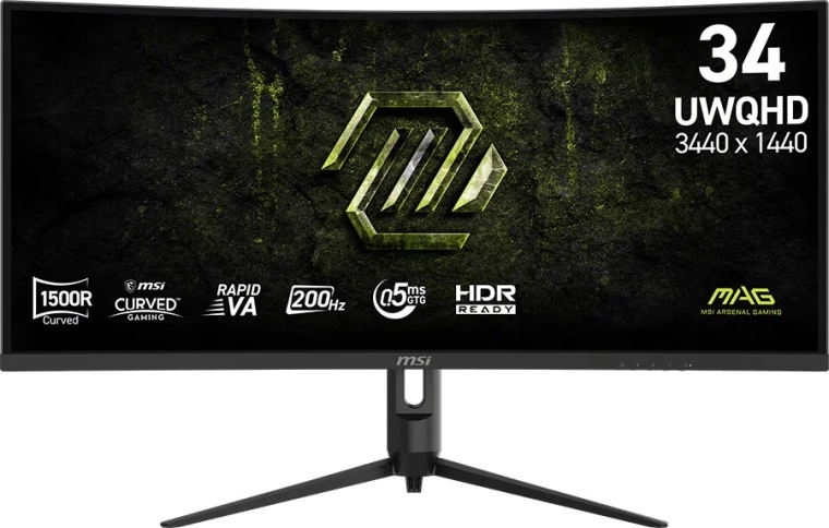 MSI MAG 342CQRF E20 zakrzywiony monitor gamingowy 34" UWQHD 200 Hz
