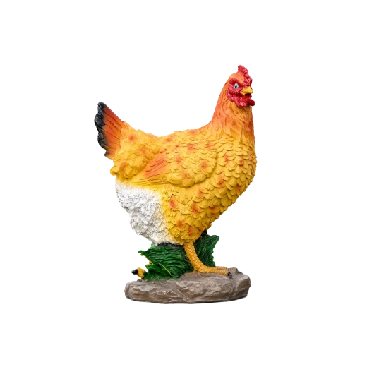 Dekoracyjna figurka kury 22 × 13 × 28 cm