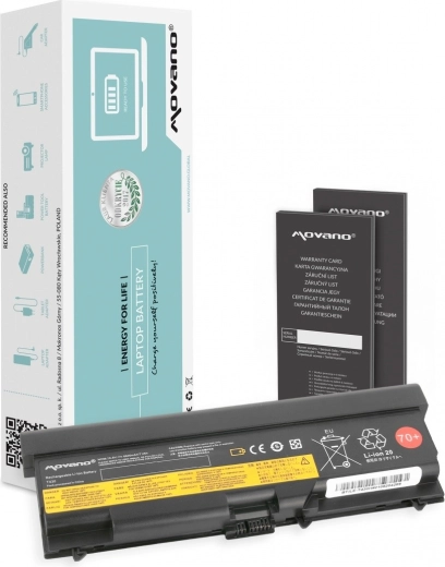 Bateria Movano do Lenovo ThinkPad L530 / T430 / T530 6600 mAh (71 Wh)