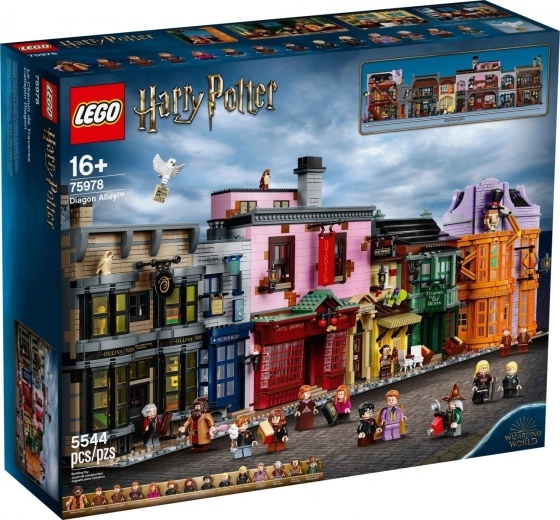 LEGO HARRY POTTER Ulica Pokątna – modularny kolekcjonerski zestaw konstrukcyjny