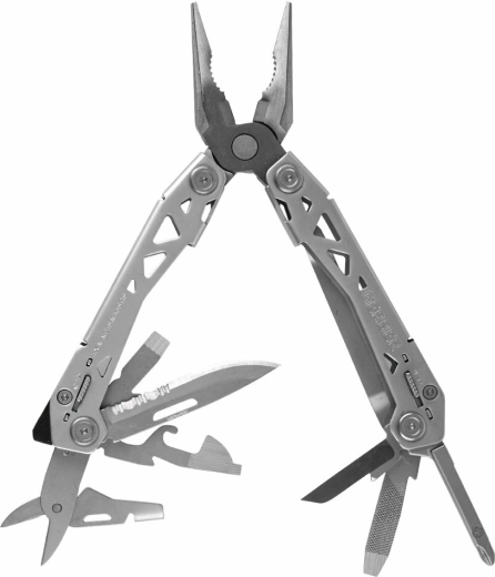 Multitool Gerber Suspension NXT, 13 funkcji, stal nierdzewna