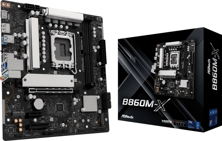 ASROCK B860M-X mATX płyta główna z obsługą DDR5