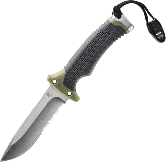 Gerber Ultimate Survival outdoorowy nóż survivalowy 8,3 cm zielono-czarny