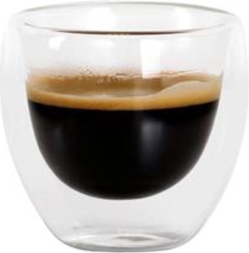 Szklany kubek do espresso z podwójnego szkła borokrzemowego 100 ml TORO