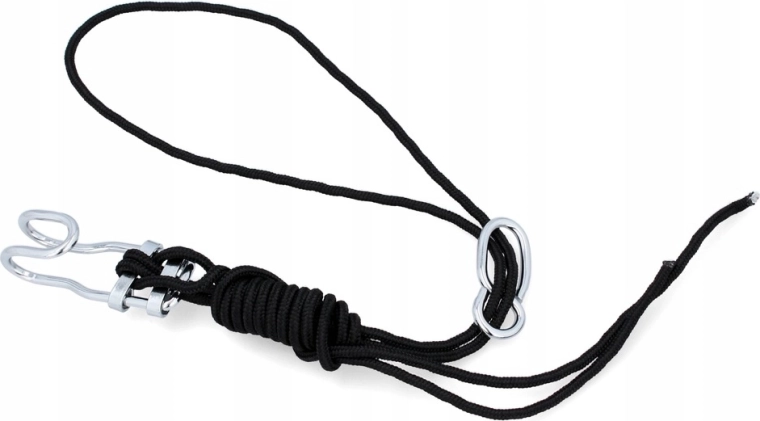 Zestaw do zawieszenia hamaka z hakami i linami, udźwig 200 kg