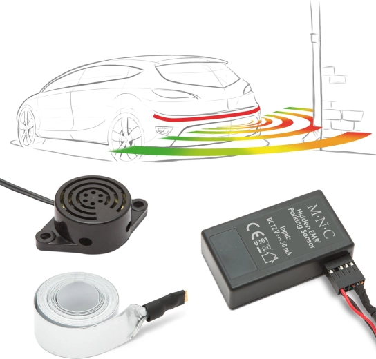 Ukryty elektromagnetyczny czujnik parkowania z taśmą 220 cm