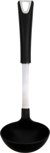 Łyżka wazowa z czarną rączką