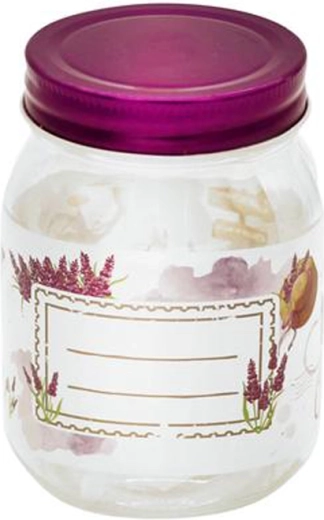 Słoik do wekowania z wieczkiem TORO 380 ml Lawenda