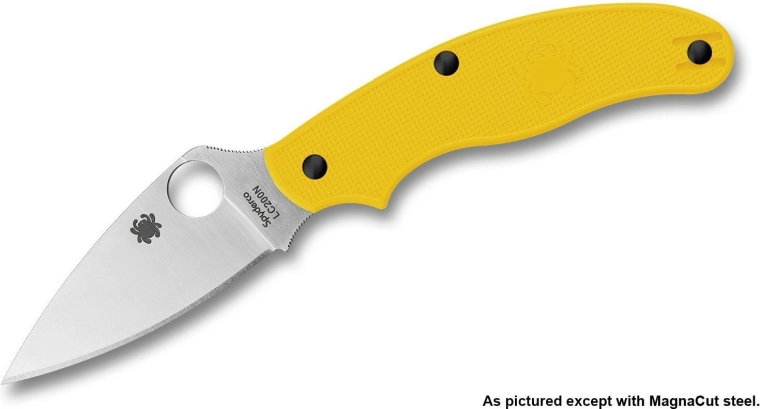 Scyzoryk Spyderco UK Penknife Salt żółty, 7,5 cm, satyna, FRN