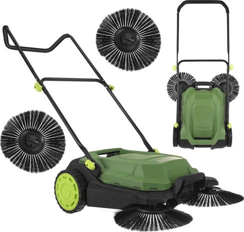 Ręczna zamiatarka GARDLOV Nexo 68 cm z pojemnikiem 24 l