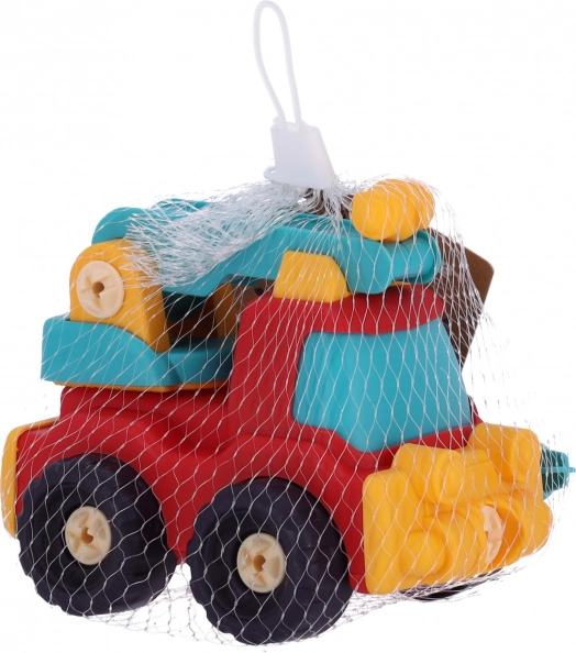 Plastowy samochód z wkrętakiem do samodzielnego montażu