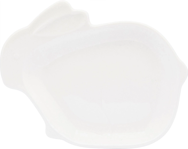 Porcelanowa miseczka Zajączek kremowa 13,5 × 10,5 cm