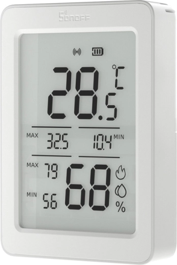 Sonoff AirGuard TH SNZB-02DR2 Zigbee czujnik temperatury i wilgotności z wyświetlaczem LCD