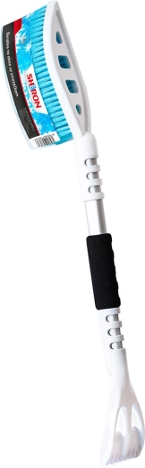 Skrobaczka do lodu ze szczotką SHERON biała/niebieska