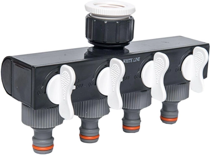 Adapter na kran – 4‑drogowy rozdzielacz WHITE LINE