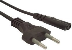 Kabel zasilający C8 2‑pin 1,8 m z certyfikatem VDE