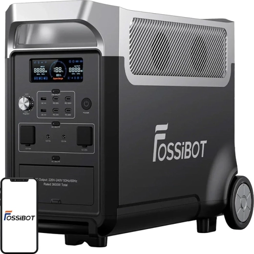 Fossibot F3600 Pro przenośna stacja zasilania 3600 W (czarna)
