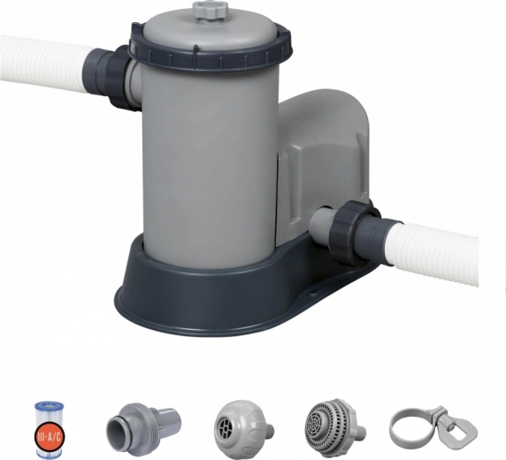 Basenowa pompa filtrująca BESTWAY 5678 l/h + wymienny filtr III