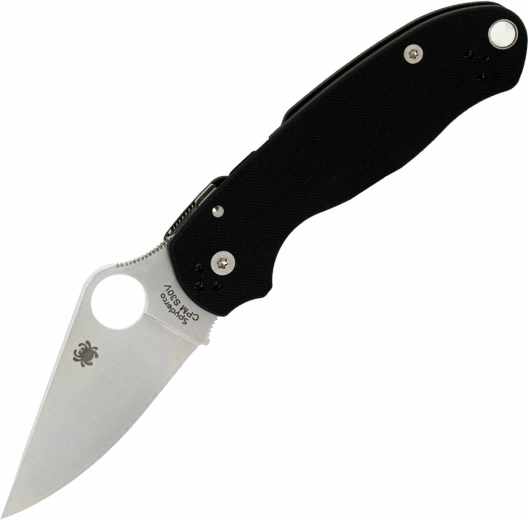 Nóż składany Spyderco Para 3 Black G10, satynowe ostrze 7,5 cm