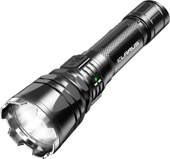 Taktyczna latarka KLARUS XT12GT Pro 1600 lm z podwójnym przełącznikiem i ładowaniem USB