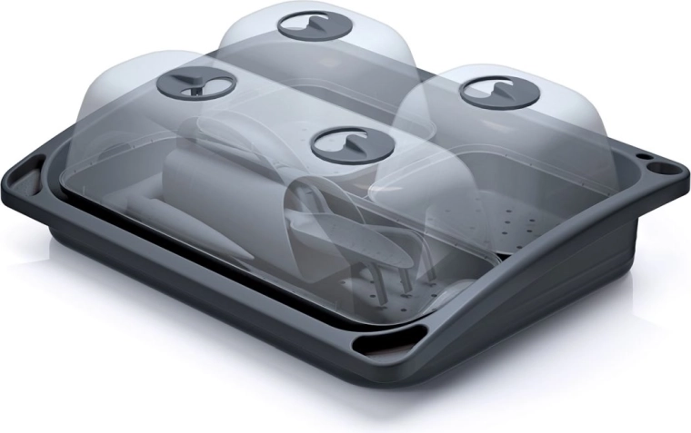 Zestaw do rozsady roślin 14w1 Respana Table Top, antracyt