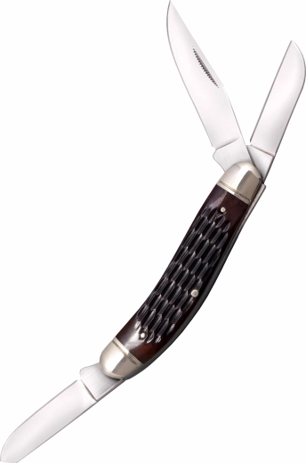 Cold Steel Gentleman's Stockman Jigged Bone scyzoryk z 3 ostrzami
