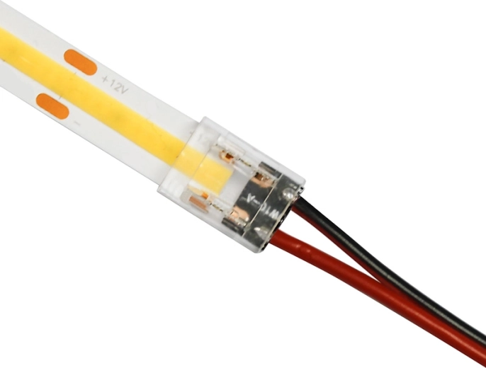 Solight złącze zasilające do taśm COB LED 8 mm
