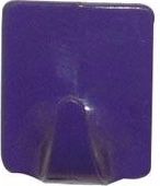 Samoprzylepne haczyki prostokątne, mix kolorów – 80 szt.