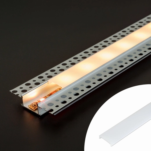 Opalowa osłona do aluminiowego profilu LED 41025A1, 1000 mm
