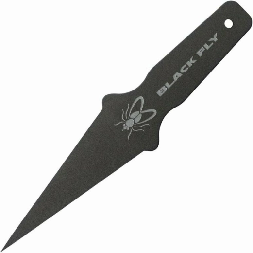 Mały nóż do rzucania Cold Steel Black Fly, stal węglowa, czarny