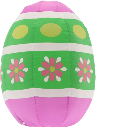 Nadmuchiwane wielkanocne jajko 90 cm z LED