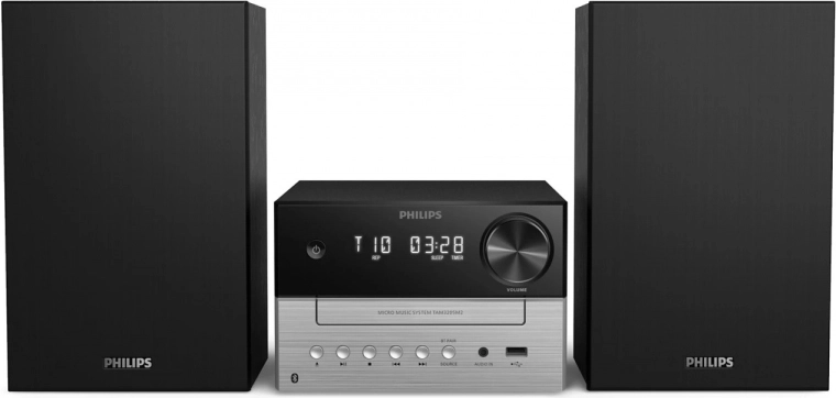 mikrosystem philips tam3205m2 z cd, fm i bluetooth