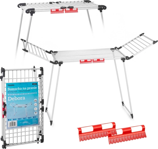 Składany stojący suszark na pranie Debora 19 m