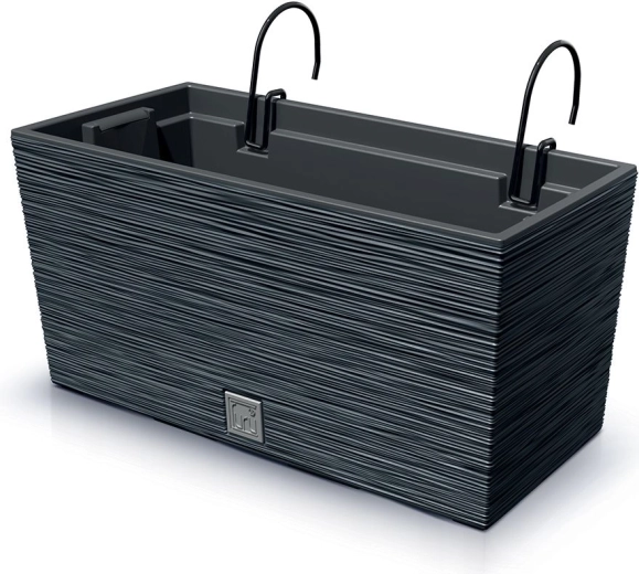 Wisząca skrzynka balkonowa Furu Case 39,5 cm antracyt