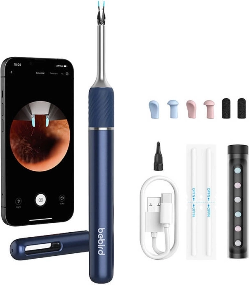 Inteligentny otoskop z kamerą BEBIRD Note 5 niebieski