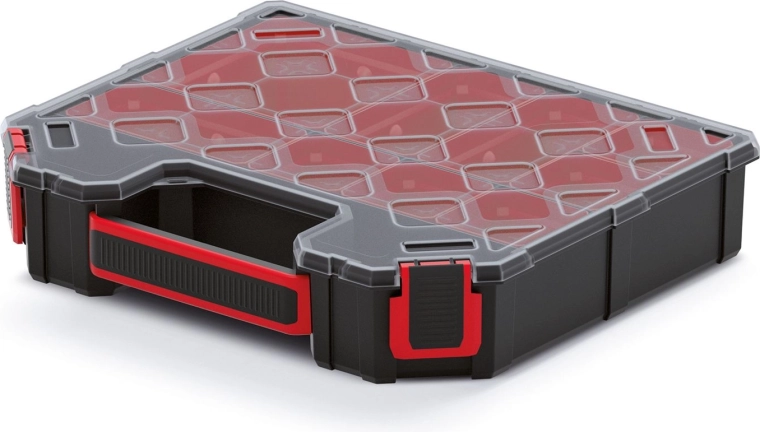 Organizer TAGER z przezroczystą pokrywą 284 × 243 × 60 mm